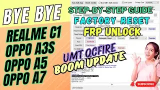 World First - UMT QCFIRE Update: Realme C1 (RMX1811) Factory Reset / FRP Unlock Guide