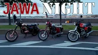 Ночная катка по Питеру | Jawa NIGHT 2023