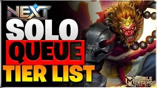 Project Next Complete Solo Queue Hero Tier List - Mobile Legends