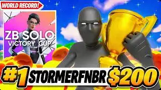 HOW I WON 2 GAMES IN THE CONSOLE ZERO BUILD VICTORY CUP FINALS +$200 (WORLD RECORD GAME)