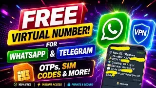Free Virtual Number for WhatsApp, Telegram & OTPs (2026)