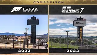 Xbox Series X vs PS5 ❯ Forza Motorsport 🆚 Gran Turismo 7 | Comparison: Laguna Seca Raceway