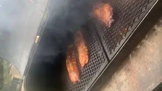 Easy smoked/grilled fall off the bone ribs , cooked 3 ways