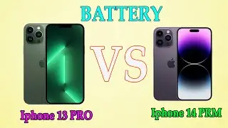 Compare Battery Iphone 14 Pro Max vs 13 Pro - Battery Life DRAIN TEST