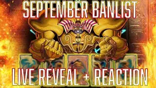 YUGIOH BANLIST Live Reaction - September 2024