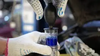 Химический тест на наличие выхлопных газов в системе охлаждения Nissan