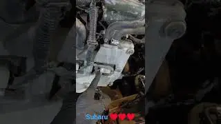 Снял мотор на Subaru чтобы заменить свечи 😭