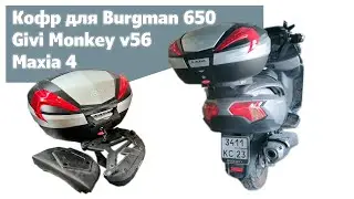 Кофр для Suzuki Burgman 650, Givi v56 monkey Maxia 4