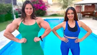 WORLDS STRONGEST GIRL IN DUBAI !!!