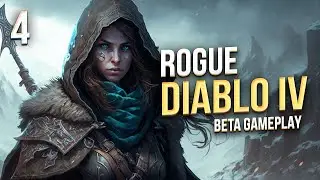 Diablo 4 Rogue Beta Gameplay - Leveling & Questing in Act 1 - Part 4