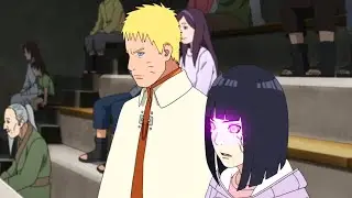 Naruto Le Pide a Hinata Que Use El Byakugan Para Mirar La Mano De Boruto