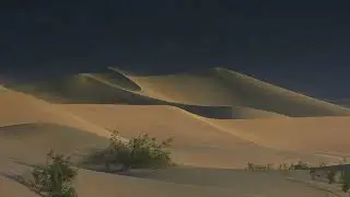SAND DUNES IN THE DESERT WIND Relaxing and Calming Video of Wind in the Desert Sand Dunes (60 min)