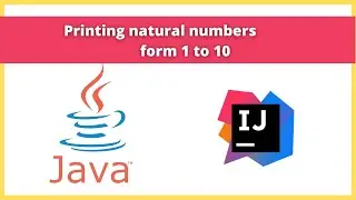 program to print first 10 natural numbers using for loop in java | #Java