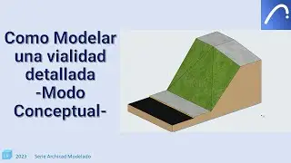 #archicad Como modelar un vialidad detallada -modo conceptual-