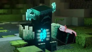 Warden And Axolotl [Minecraft Animation]