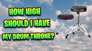 How High Should My Drum Throne Be? FREE Drum Lesson (Paul Monroe)