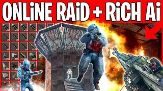 Rust ONLINE RAID + Raiding RICH Ai BASES?! (Modded Rust Raids PvP)