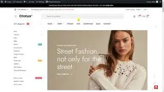 Clotya - How to Enable Product Categories on Menu?