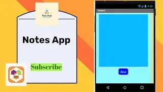 Notes app in MIT App Inventor
