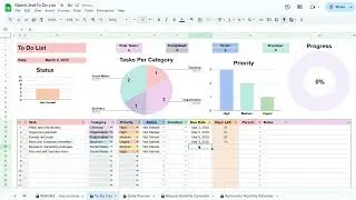 Organizing My Week with a To-Do List Spreadsheet