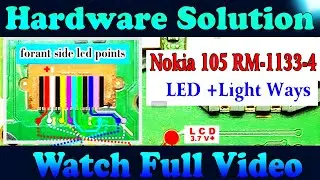 Nokia 105 RM-1133-4 Display+Light NOT Working Problem Repair Jumper Ways 