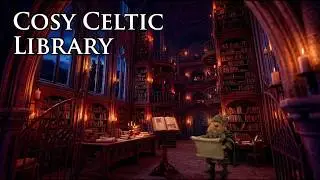 Cozy Celtic Library Ambience for Reading & Deep Focus | Tootatata's Archives