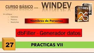 CURSO WINDEV - (27) PRACTICAS VII - GENERADOR DE NOMBRES