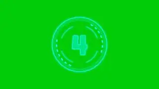 10 Seconds Countdown v.3 Green Screen (60fps/FHD 1080p)