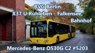 BVG Berlin - Linie X37, Mercedes-Benz O530G C2 