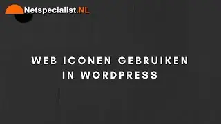 webiconen gebruiken in wordpress