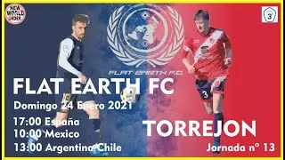 En Directo: 13º Encuentro de Liga: Flat Earth FC - AD Torrejón CF