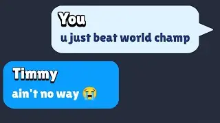 This Noob Destroyed A World Champion