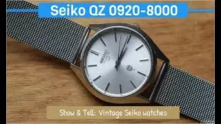 AFFORDABLE VINTAGE DRESS WATCH? Seiko QZ 0920-8000 1975