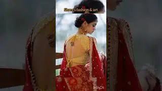 Deep back neck/ backless blouse designs 