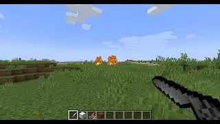 Hunting with a Gunblade in Minecraft ???