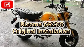 How To Change Handle Grips Of Honda Monkey With RIZOMA GR205/Any Motorcycle or Grips@sharetvph