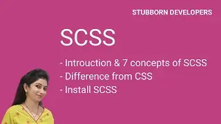 What is SCSS | SCSS introduction | Basic concepts of SCSS in Hindi 2021