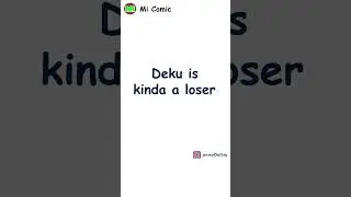 Deku is kinda a loser 💕 | My Hero Academia Comic Dub