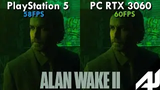 🎮 PS5 vs PC en Alan Wake 2 [FPS+Resolucion][RTX 3060]