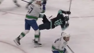 A Frustrated Tyler Myers Hits Matty Beniers For No Reason, Receives Interference Penalty