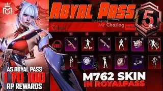 A5 Royal Pass Is Here - 1 To 100 Rewards And 3.0 Update ( PUBG/BGMI ) | Mr Chasing