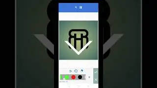 RHR logo design in pixel lab 