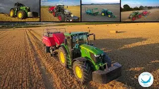Harvest 2020 | Three Balers Baling Straw | Bale Chasing