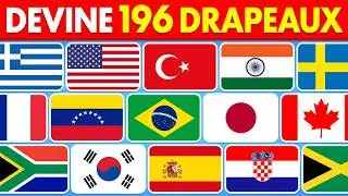 Devine TOUS les 196 Drapeaux du Monde 🚩🧠✅ | Nouveaux Pays 2026 ! 🌍