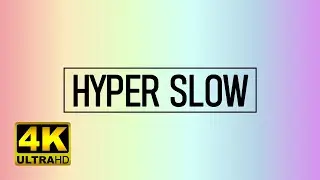 🌈 DISCO LIGHT | Color changing screen | pastel colors | color wheel | hyper slow | 4K - 1 hour