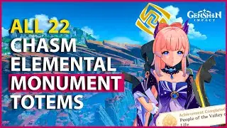 All Chasm Elemental Monument Totems Genshin Impact Precious Chests
