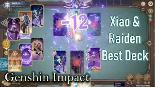 Xiao With Raiden and Kaeya deck | Genshin Impact TCG