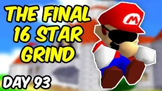 BLINDFOLDED SM64 - 16 Star for WR (Day 93)! Later  @360Chrism collab!