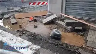 Cagliari, salta tombino in via Tommaseo