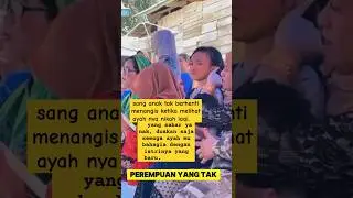 momen sedih ketika ayah menikah lagi anak nya menangis ‼️